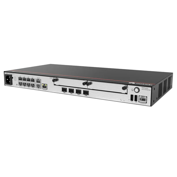 2*GE combo WAN, 8*GE LAN, 2*USB, 2*SIC, up to1200 users, forwarding performance 6Gbps - AR720 (Access Router)