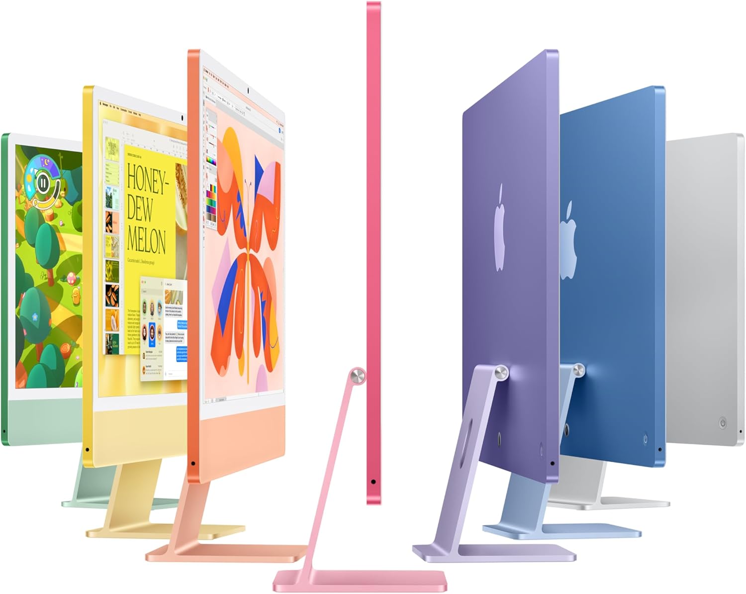 Apple 2024 iMac All-in-One  Desktop Computer with M4 chip with 8-core CPU and 8-core GPU: Built for Apple Intelligence, 24-inch Retina Display, 16GB Unified Memory, 256GB SSD Storage; Silver