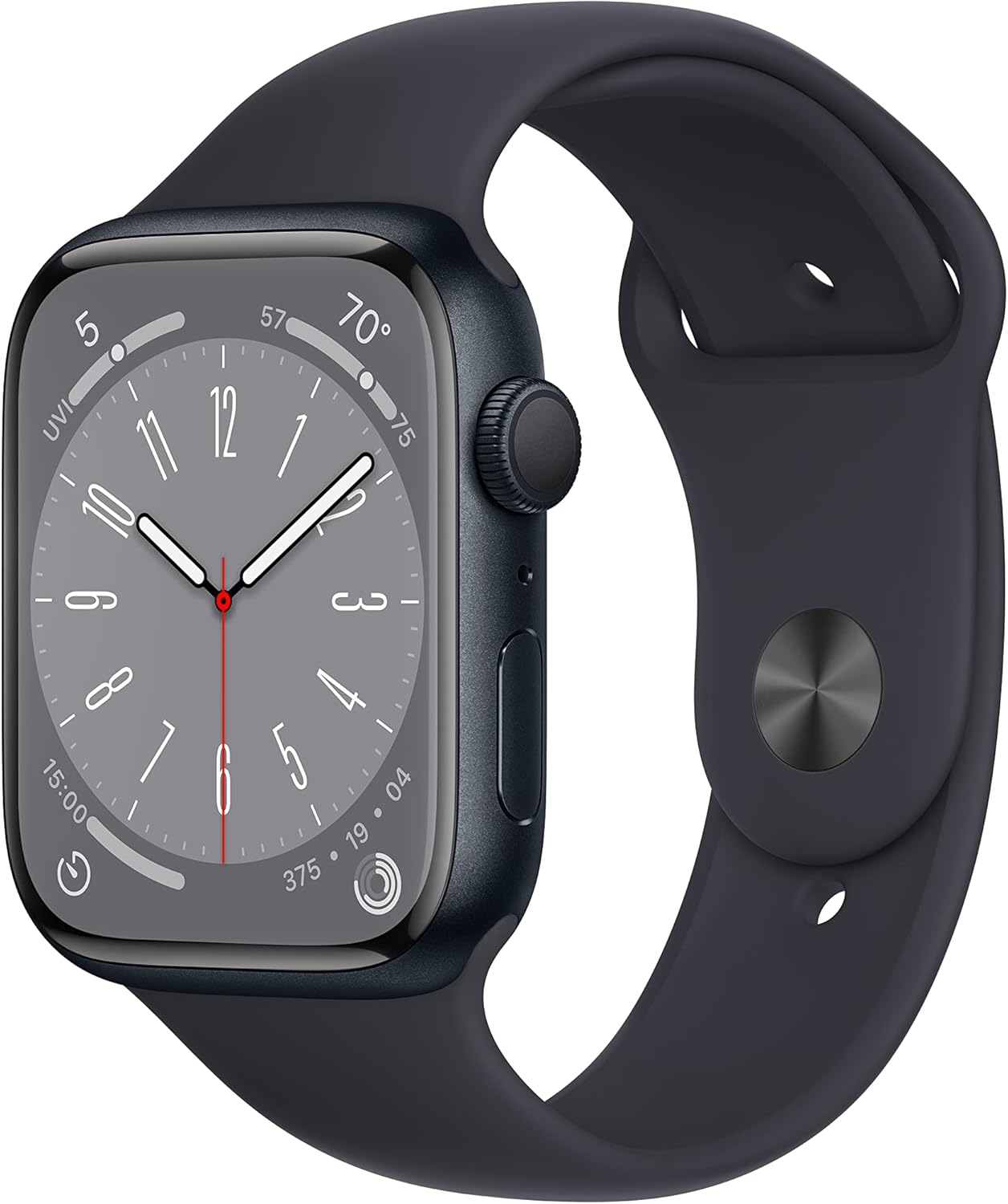 Apple Watch Series 8 (GPS, 45mm) - Midnight Aluminum Case with Midnight Band