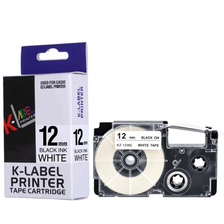 Byz-12we Compatible Cartridge Casio Label Tape