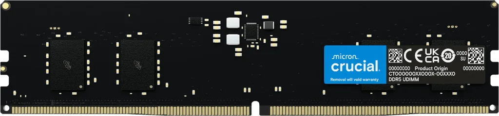 Crucial 16GB DDR5 5600 Desktop RAM - CT16G56C46U5