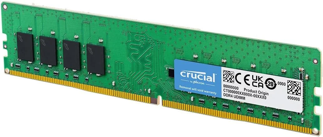 Crucial Desktop RAM |	 32GB DDR 4 3200 UDIMM - CT32G4DFD832A