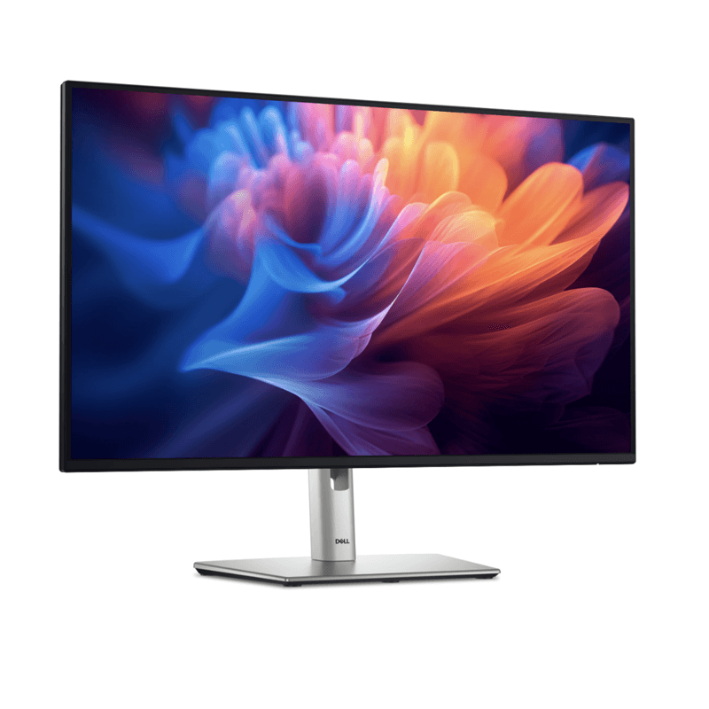 Dell P2725H 27 inches FHD Monitor, Height/Tilt/Swivel/Pivot Adjustable, Black Color, 1 HDMI, 1 VGA, 1 USB Type-B, 3 USB Type-A, 1 USB Type-C