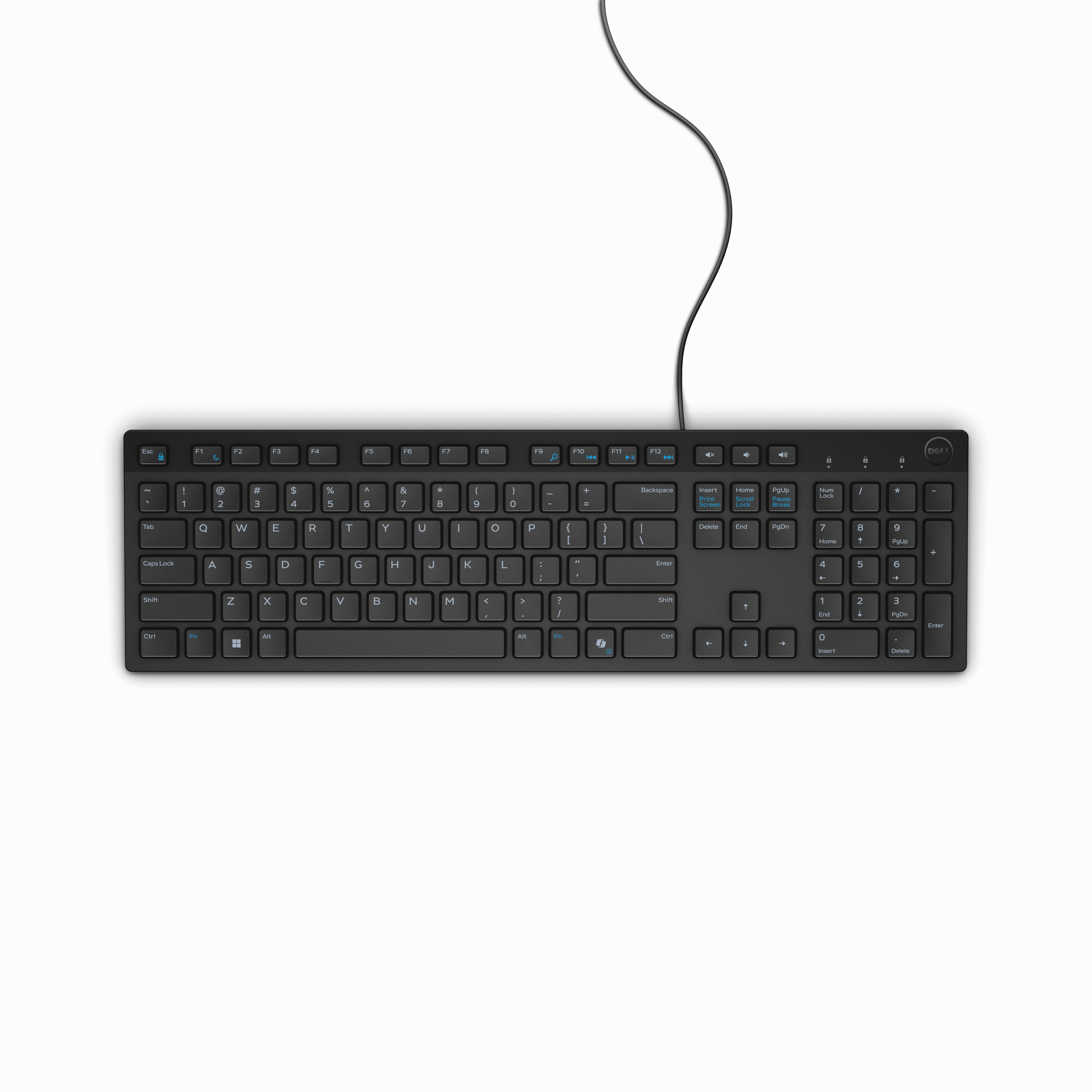 Dell USB Multimedia Keyboard KB216 - DELL-KB216