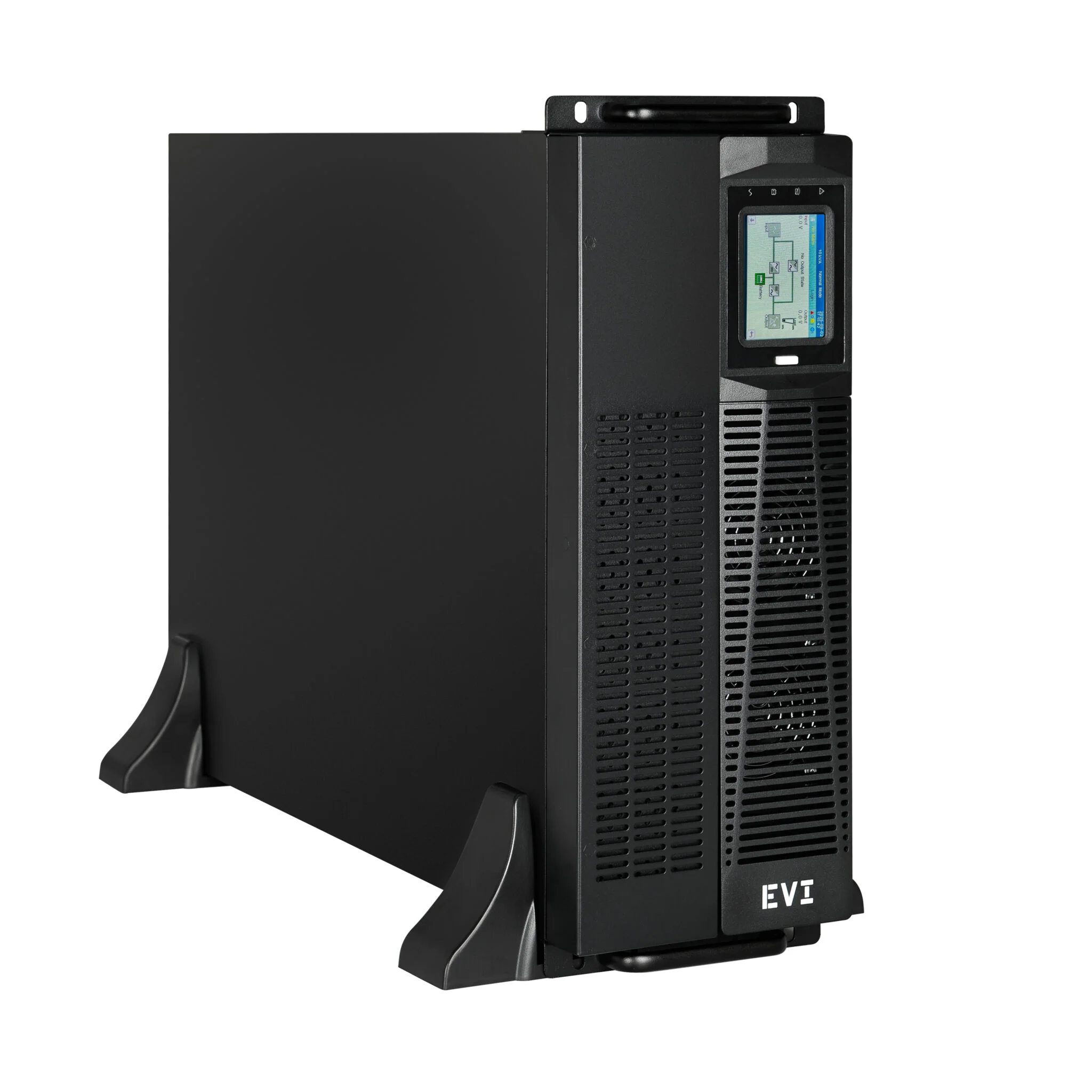 EVI 10000VA / 10000W Rack Mount Online Single Phase UPS - Online double conversion, Wide input voltage range (110 - 300 Vac), Input Connection :Terminal (L+N+G) - EP-UPS10000P11OR
