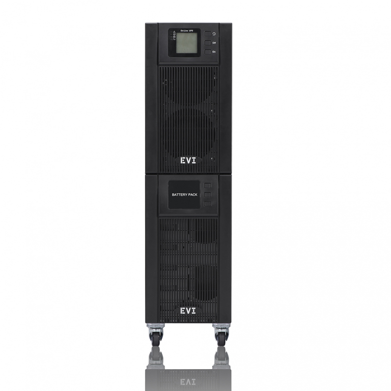 EVI 10000VA / 9000W Tower Online Single Phase UPS - N+X parallel redundancy, Online double conversion with DSP control - EP-UPS10000Y11OT