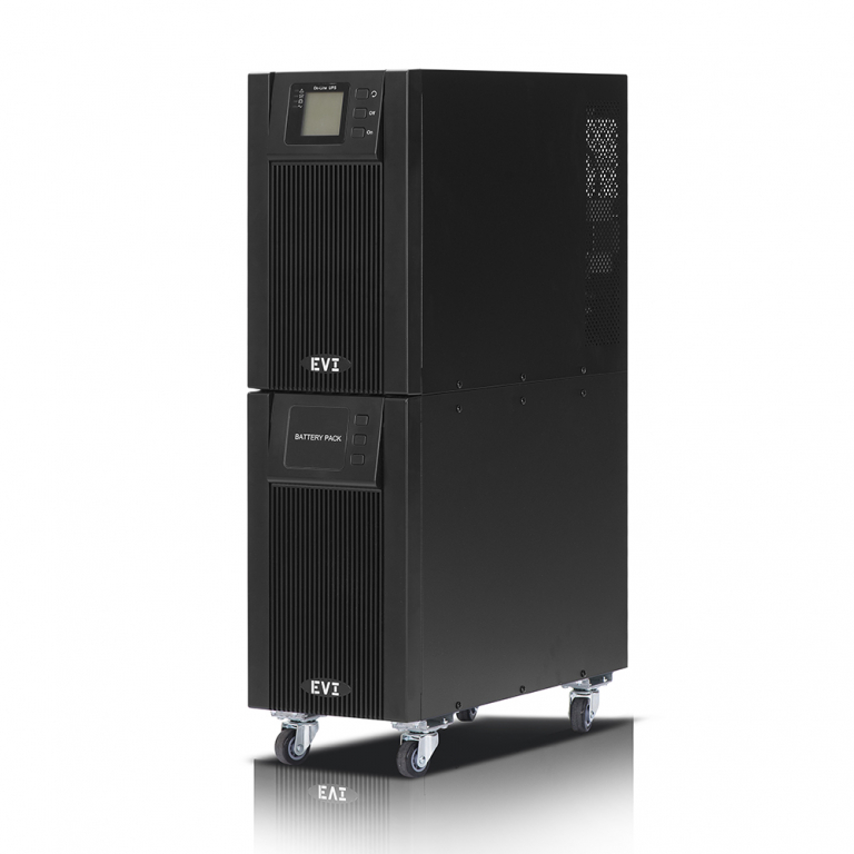 EVI 10000VA / 9000W Tower Online Single Phase UPS - N+X parallel redundancy, Online double conversion with DSP control - EP-UPS10000Y11OT