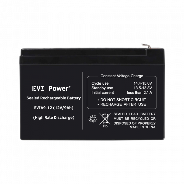 EVI 9Ah 12V Lead-Acid Battery - EVIA9-12