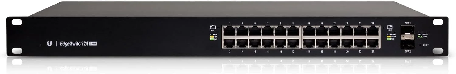 EdgeSwitch 24 Port 250W Gigabit Switch (ES-24-250W)