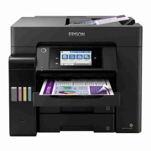 Epson EcoTank L6570 Ink tank Printer, Print, Copy, Scan and Fax, Duplex Printing - ADF, Duplex ADF Scanning, Wi-Fi, Wi-Fi Direct, Ethernet, USB Interface with LCD Touchscreen - C11CJ29403
