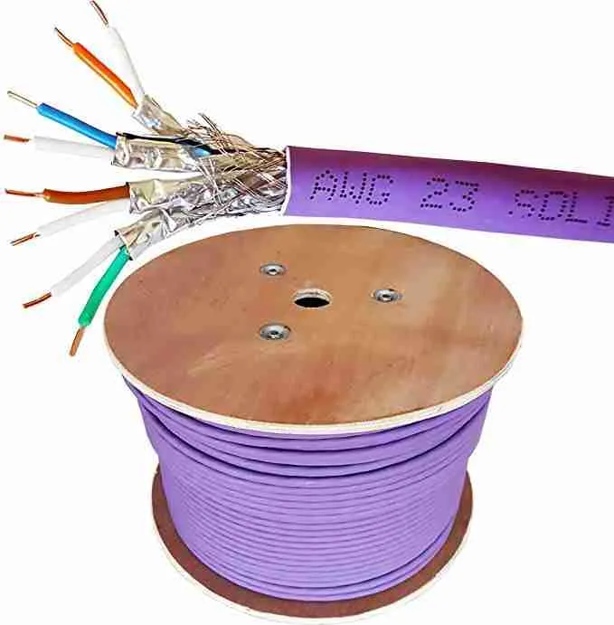 Giganet Category 6A Solid F/FTP LSOH Cable - GN-C6A-F/FTP-LSOH