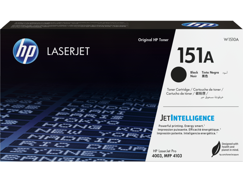 HP 151A Black Original LaserJet Toner Cartridge - W1510A