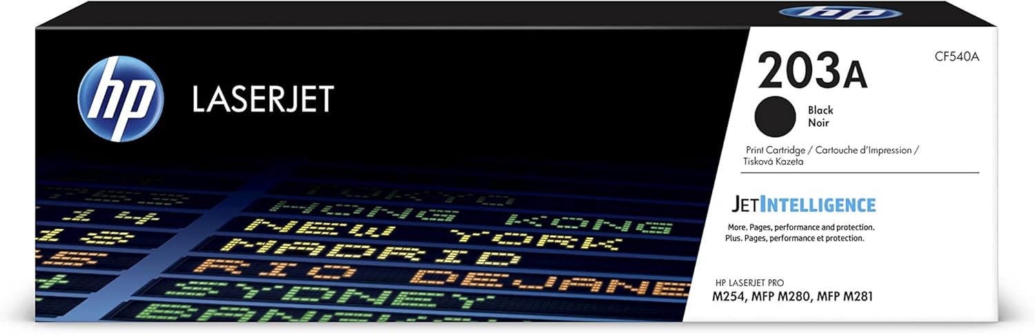 HP 203A Black Original LaserJet Toner Cartridge - CF540A