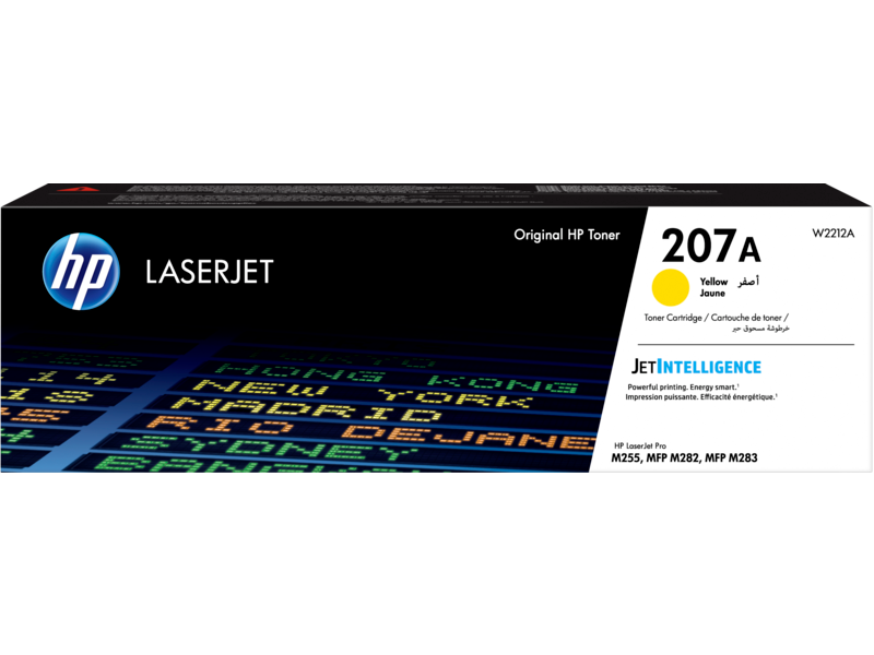 HP 207A Yellow Original LaserJet Toner Cartridge - W2212A