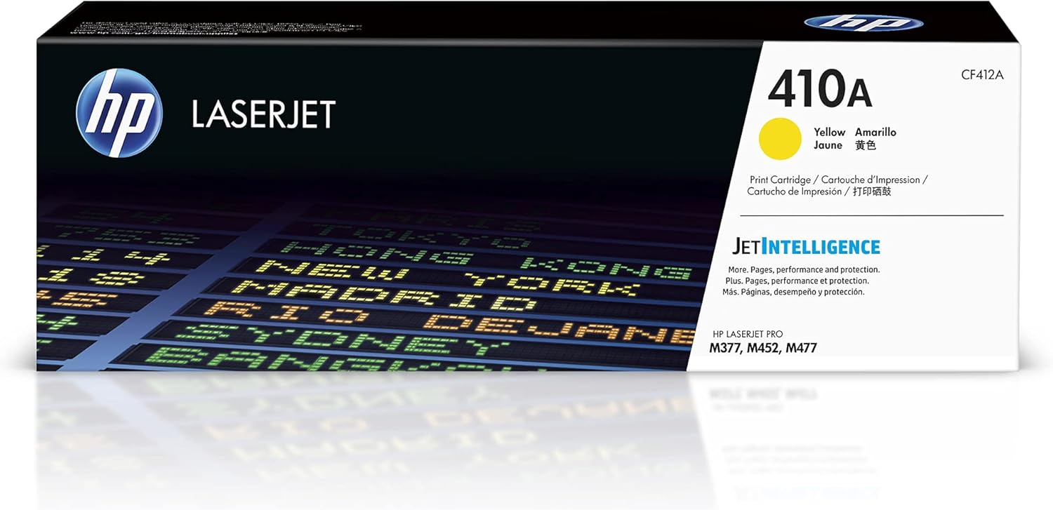 HP 410A Yellow Original LaserJet Toner Cartridge - CF412A