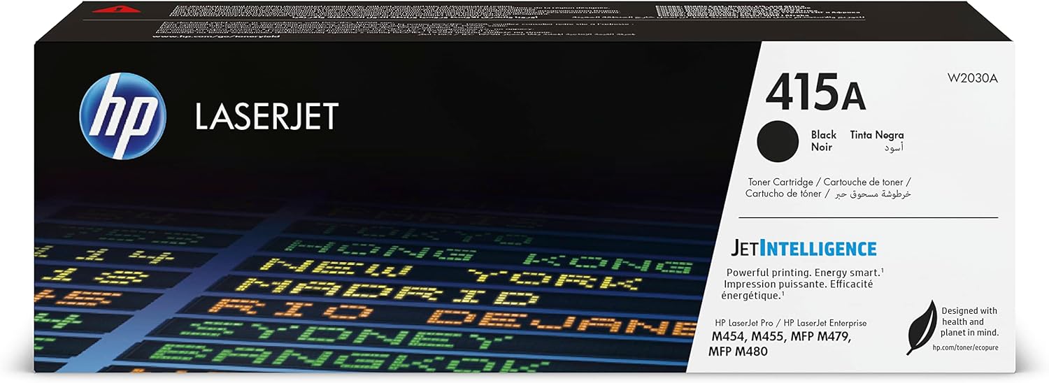HP 415A Black Original LaserJet Toner Cartridge - W2030A