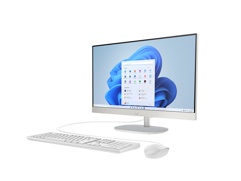 HP All-in-One 24-cr0315nh PC, Intel Core i3 1315U, 8GB DDR4 3200, 512GB PCIe NVMe M.2 SSD, FreeDOS, 23.8