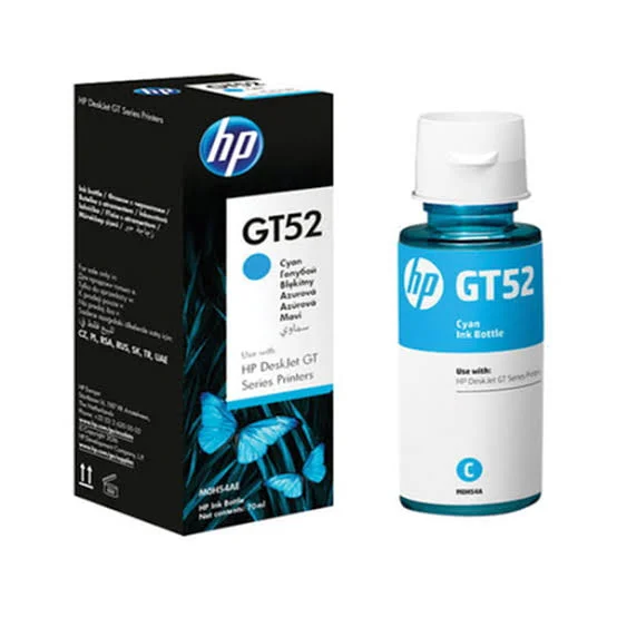 HP GT52 CYAN ORIGINAL INK BOTTLE - M0H54AE