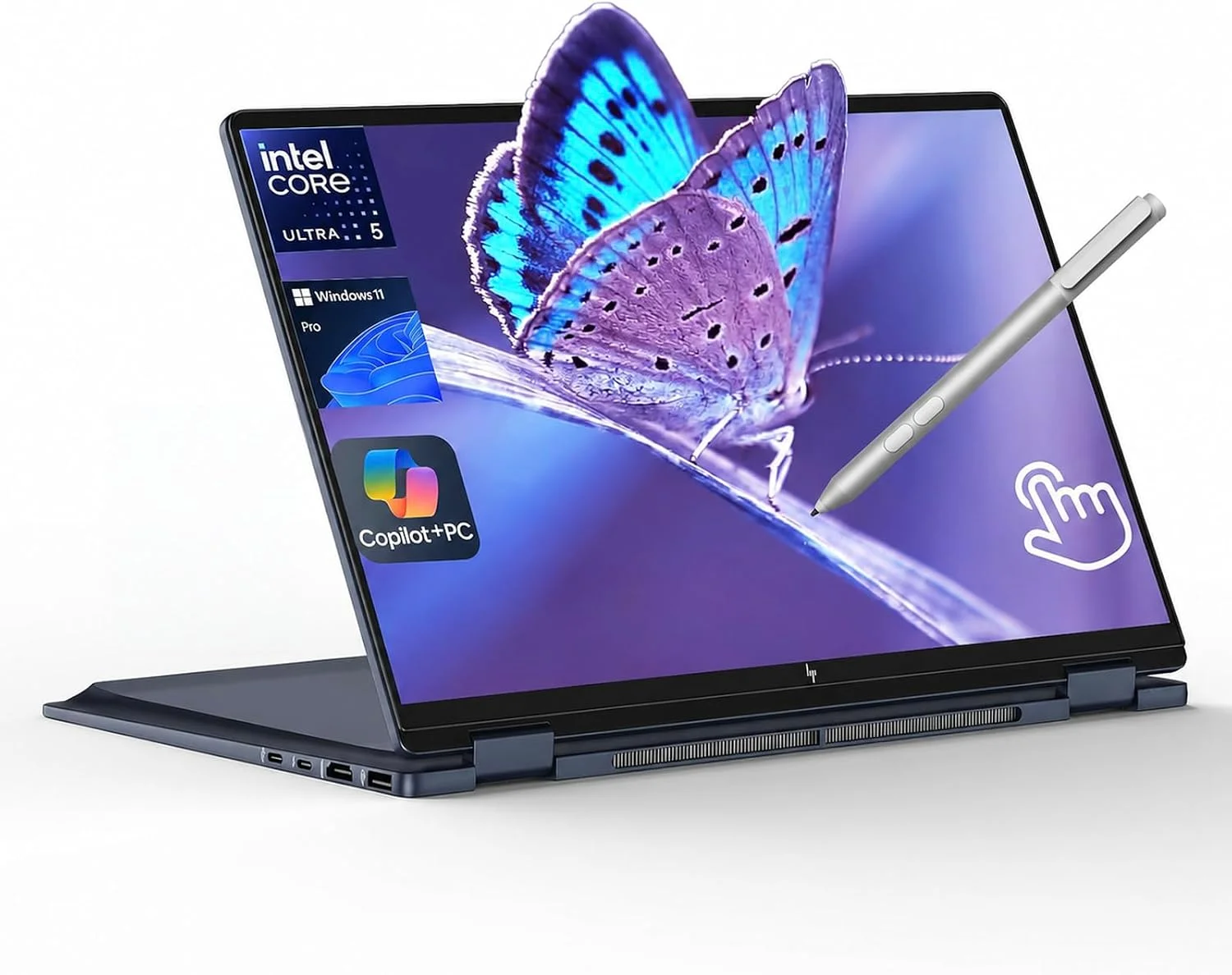 HP Laptop | OmniBook X Flip14-fm0023dx | Core Ultra 7-256V | 16GB RAM | 1TB SSD | 14" 2K Touch Display | Windows 11 Home - B5UJ2UA#ABA