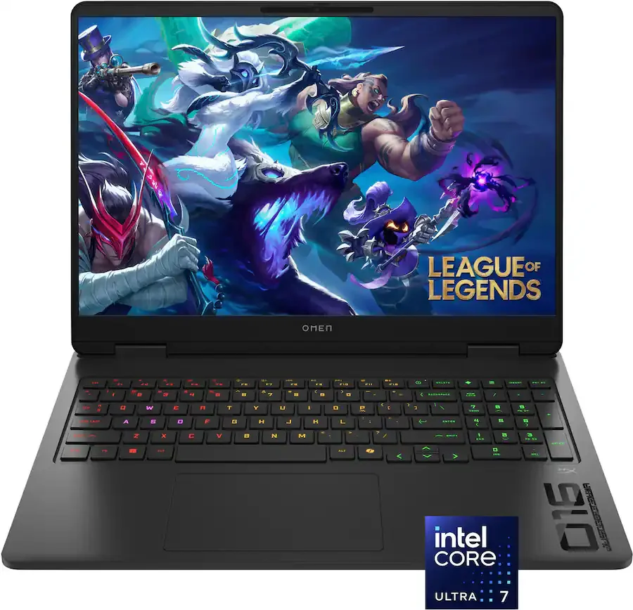 HP OMEN Gaming Laptop 16-am0073dx, Intel Core Ultra 7 255H, 16GB DDR5 5600, 1TB PCIe Gen4 NVMe M.2 SSD, NVIDIA GeForce RTX 5060 8GB GDDR7 Graphics, Windows 11 Home, 16" 2K 144Hz, No ODD - BZ4A3UA