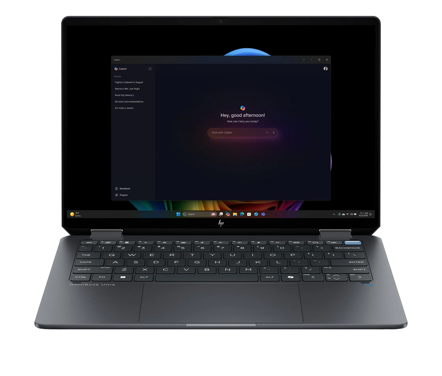 HP OmniBook Ultra Flip 14t X360 AI PC Intel Core Ultra 7 258V, 32GB RAM, 1TB SSD, 14-inch 3K Touch, Windows 11 Home - 9F2B9AV