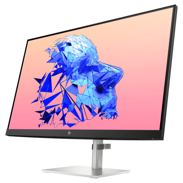 HP U32 31.5 inches 4K HDR Monitor, Height/Tilt/Swivel/Pivot Adjustable, Silver Color, Connectivity: 1 SuperSpeed USB Type-C, 1 DisplayPort 1.4, 1 3.5 mm Audio Jack - 368Y5AS, Security Cable Slot - 3