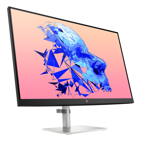 HP U32 31.5 inches 4K HDR Monitor, Height/Tilt/Swivel/Pivot Adjustable, Silver Color, Connectivity: 1 SuperSpeed USB Type-C, 1 DisplayPort 1.4, 1 3.5 mm Audio Jack - 368Y5AS, Security Cable Slot - 3