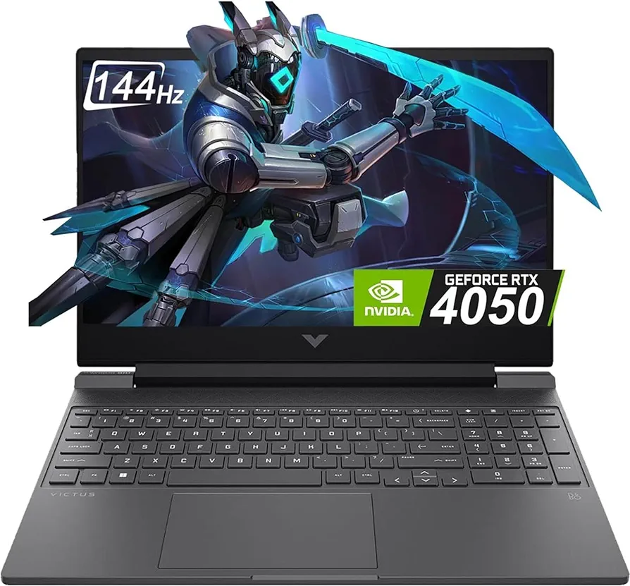 HP Victus 15-fa2082wm, Intel Core i5 13420H, 16GB DDR4 3200, 512GB PCIe Gen4 NVMe M.2 SSD, NVIDIA GeForce RTX 4050 Laptop GPU (6 GB GDDR6 dedicated), Windows 11 Home, 15.6