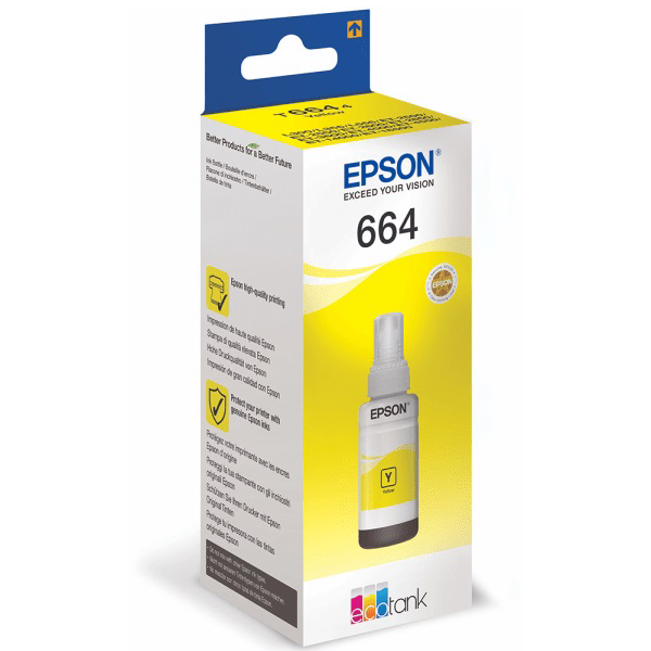 INK CART EPSON  T6644 Yellow - C13T66444A