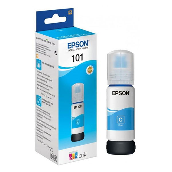 INK CART EPSON  101 Cyan for L4150, L4160, L6160, L6170, L6176, L6190 - 70ml - C13T03V24A