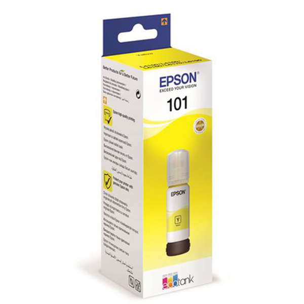 INK CART EPSON  101 Yellow for L4150, L4160, L6160, L6170, L6176, L6190 - 70ml - C13T03V44A