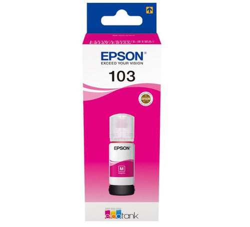 INK CART EPSON  103 Magenta for L1110, L3110, L3111, L3116, L3150, L3151, L3156, L3160, L5190 – 65ml  - C13T00S34A