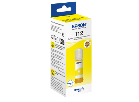 INK CART EPSON  112 Yellow for L6580, L6570, L6550, L6490, L15160, L15150, L11160  – 70ml - C13T06C44A
