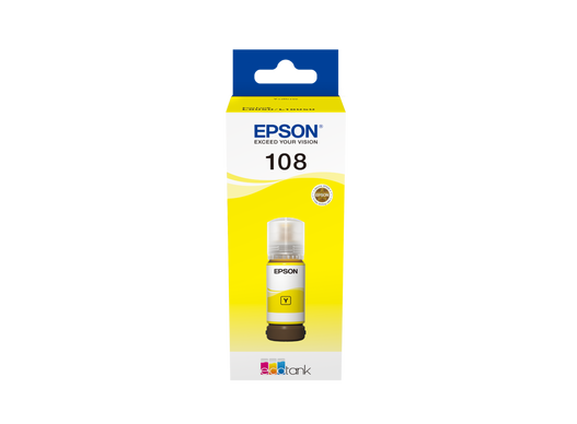 INK CART EPSON 108 Yellow for L18050, L8100 and L8050 - 70ml - C13T09C44A