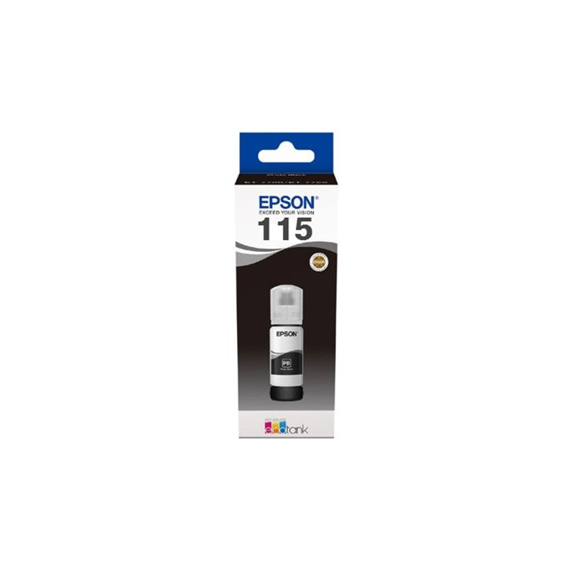INK CART EPSON 115 Black for L8160 and L8180 - 70ml - C13T07C14A