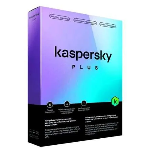 Kaspersky Plus 5 Devices - 1 Year  - KL1042Q5EFS