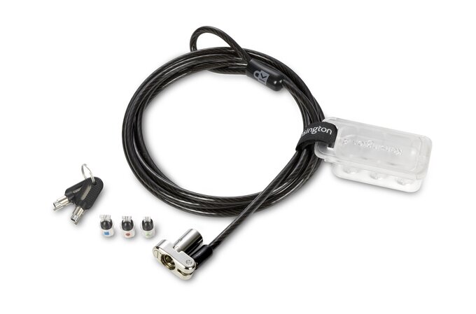 Kensington Universal 3-in-1 Keyed Laptop Lock for Standard, Nano or Wedge-Shaped Slots - K62318WW