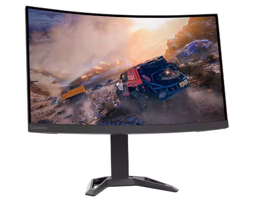 Lenovo G32qc-30 31.5  QHD Curved Gaming Monitor, 2560x1440, 16:9, 165Hz - 144Hz, Curvature: 1500R, Integrated Speakers, Tilt/Height Adjustable Stand, 2 HDMI, 1 DisplayPort - 66F2GAC1AE