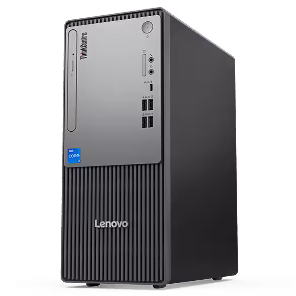 Lenovo ThinkCentre neo 50t Gen 5 Tower, Intel Core i7 13700, 8GB DDR5 5600 (Up to 64GB Support), 512GB SSD M.2 2280 PCIe 4.0x4 NVMe Opal 2.0, No OS - 12UD007YUM