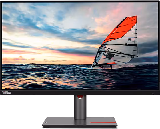 Lenovo ThinkVision P25i-30 24.5 inches FHD Monitor, Tilt/Swivel/Pivot/Height Adjustable Stand, Raven Black Color, 1 VGA, 1 HDMI, 2 DisplayPort, 1 USB Type-B, 4 USB Type-A - 63F4MAT1UK