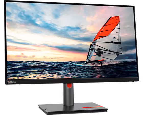 Lenovo ThinkVision P25i-30 24.5 inches FHD Monitor, Tilt/Swivel/Pivot/Height Adjustable Stand, Raven Black Color, 1 VGA, 1 HDMI, 2 DisplayPort, 1 USB Type-B, 4 USB Type-A - 63F4MAT1UK