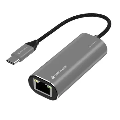 Light Wave Adapter | C-RJ45-Gigabit | Type-C to RJ45 Gigabit Ethernet Adapter - LW-C-RJ45-GIGABIT