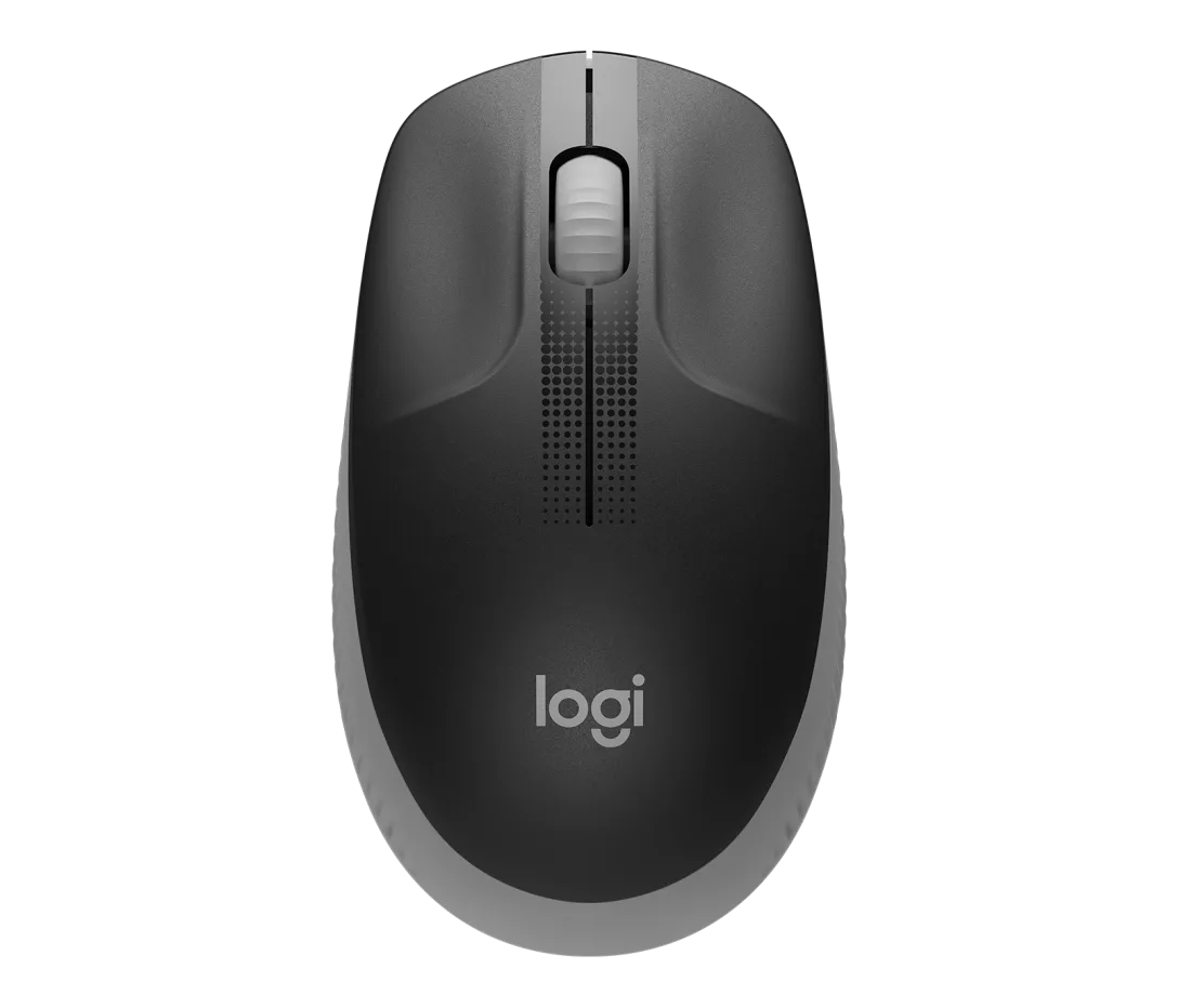 Logitech M190 Full-Size Wireless Mouse - Mid Grey - 910-005906
