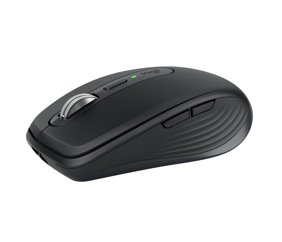 Logitech MX Anywhere 3S Bluetooth Rechargeable Mouse - Graphite - 910-006929