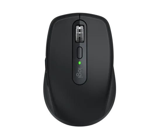 Logitech MX Anywhere 3S Bluetooth Rechargeable Mouse 8K Optical Sensor - Graphite - 910-007501