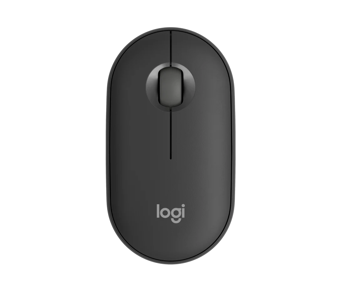 Logitech Pebble M350s Slim and Silent Bluetooth Mouse - Tonal Graphite - 910-007015