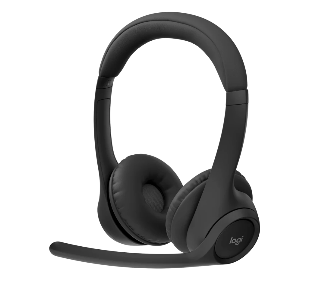 Logitech Zone 300 Bluetooth Headset with Noise Cancelling Mic - Midnight Black - 981-001407