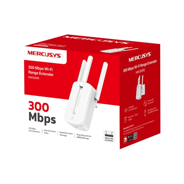 Mercusys MW300RE | 300 Mbps Wi-Fi Range Extender