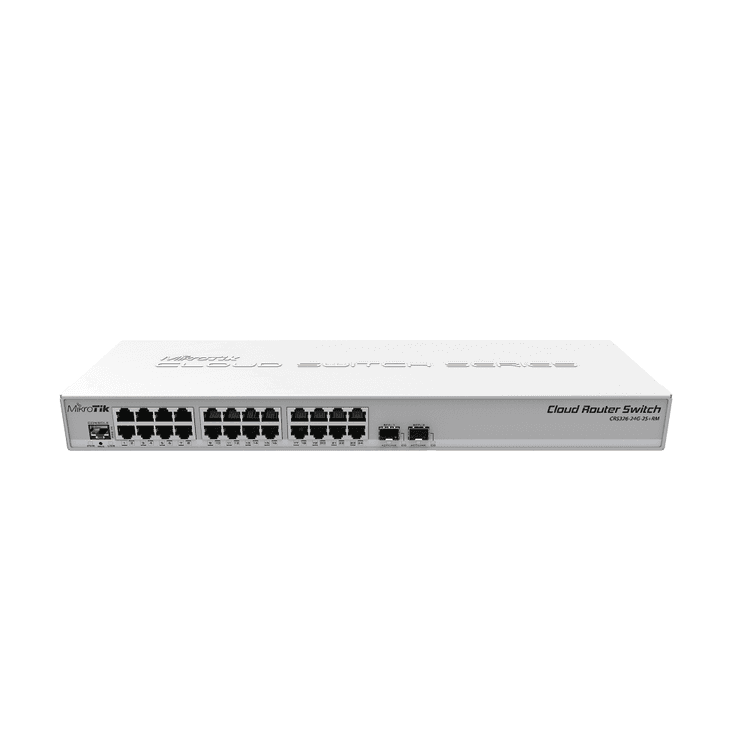MikroTik (CRS326-24G-2S+RM) 24 Gigabit Port Switch with 2 x SFP+ Cages