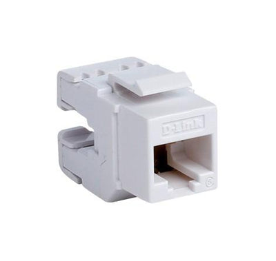 NKJ-C6WHI1B21  Cat6 UTP Keystone Jack,WHI -  NKJ-C6WHI1B21 